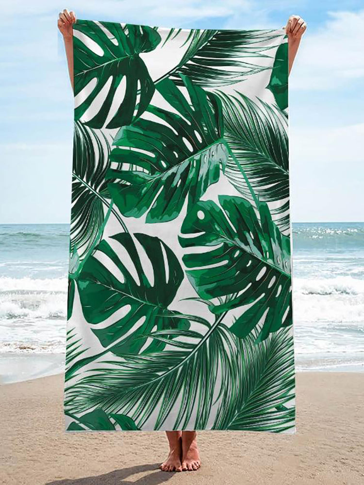 Ashorshop beach blankets palm leave print beach blankets