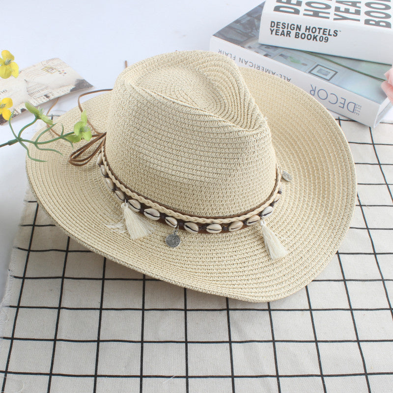 Ashore Shop Women or Men's Western Cowgirl Cowboy Hat Woven