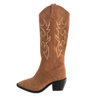 2022 New Western Cowgirl Brown Suede Luxury Cowgirl Boots new