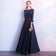 ASHORESHOP Party Dress A Line Sequin Golden Evening Dress
