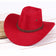 Ashore Shop Women's or Men's Faux Leather Cowboy Hat with Band