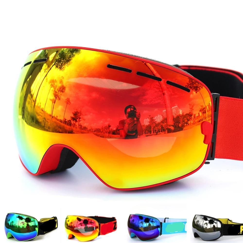 ski goggles double layers UV400 anti-fog big ski mask glasses skiing snow men women snowboard goggles