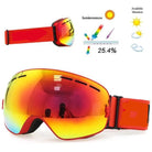 ski goggles double layers UV400 anti-fog big ski mask glasses skiing snow men women snowboard goggles