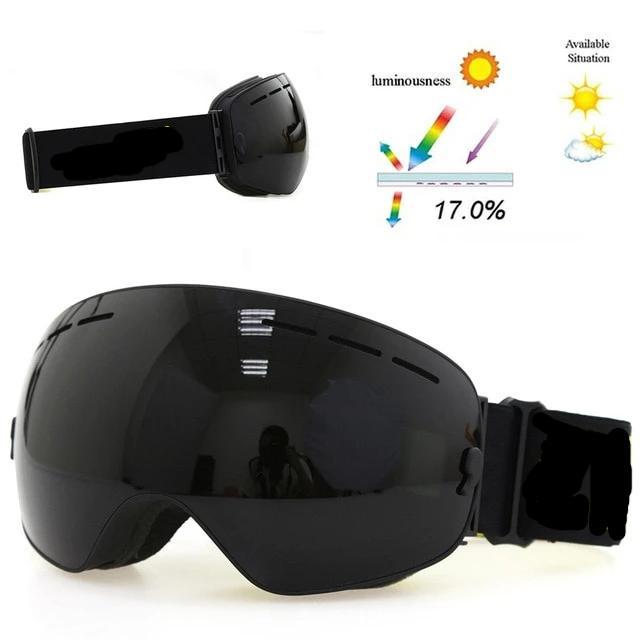 ski goggles double layers UV400 anti-fog big ski mask glasses skiing snow men women snowboard goggles