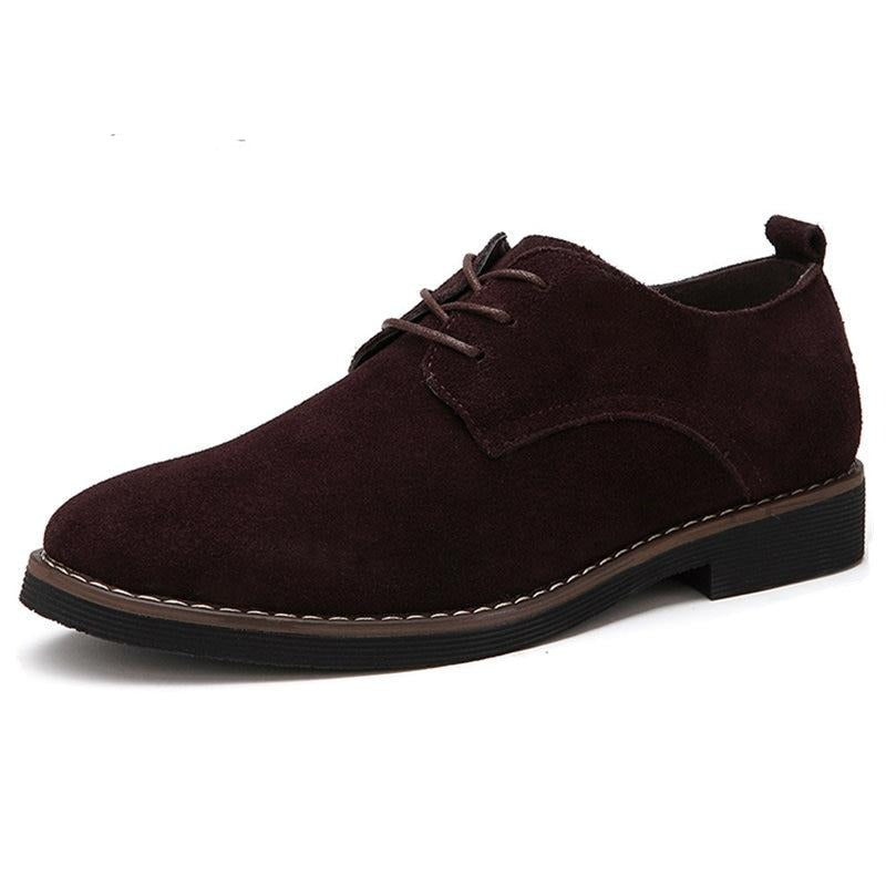 Plus Size 38-48 Oxford Men Shoes PU Suede Leather Spring Autumn