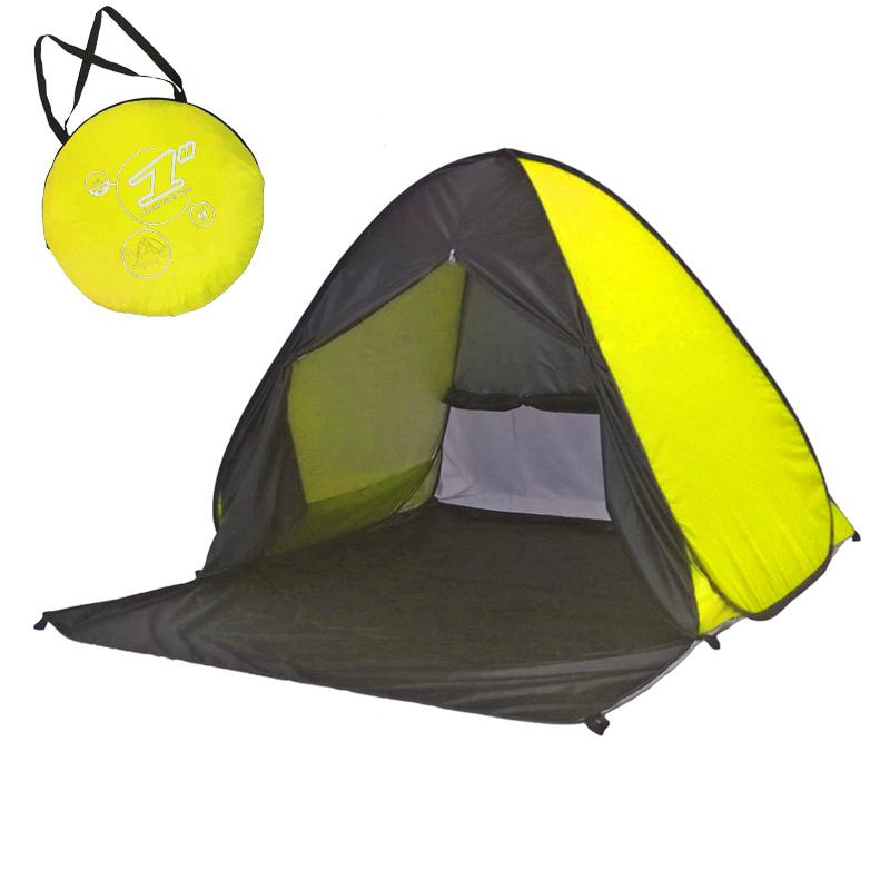 ASHORESHOP Vacation Folding Beach Tent Sun Shelter Anti-UV  Anti Insects