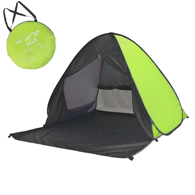 ASHORESHOP Vacation Folding Beach Tent Sun Shelter Anti-UV  Anti Insects