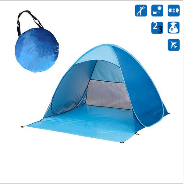 ASHORESHOP Automatic Open Tent Family Tourist Fish Camping Sun Shade Tent