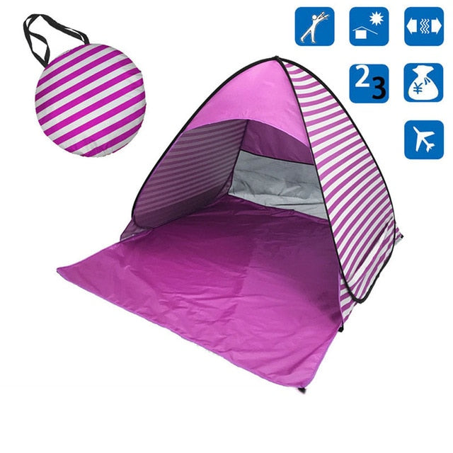 ASHORESHOP Automatic Open Tent Family Tourist Fish Camping Sun Shade Tent