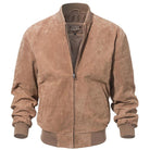 ASHORESHOP Men Classic 100% Real Pigskin Suede Coat Genuine Baseball Bomber Leather Jacket XXXL