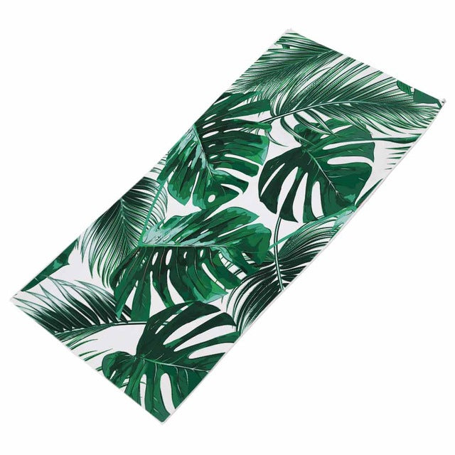 Ashorshop beach blankets palm leave print beach blankets