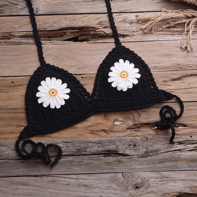 Ashoreshop Handmade Crochet Bikini Set Women Swimsuit 2pcs