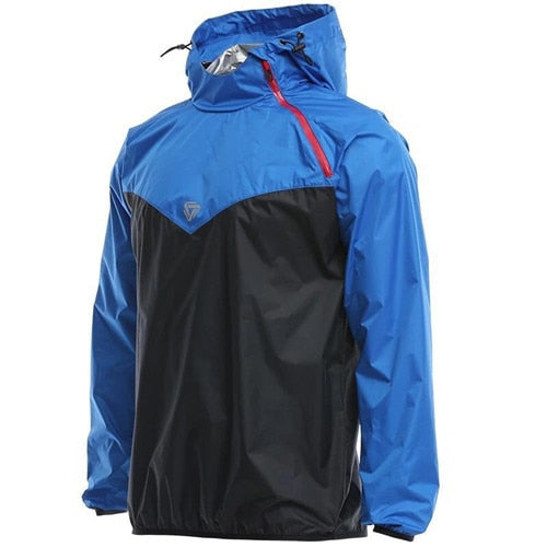 Ashore Shop Men's Running Long Sleeve Fitness Jacket with Hood