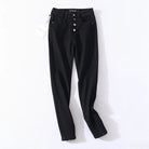 Women Slim Fit Stretch Denim Pants Full Length Denim Tight Trousers