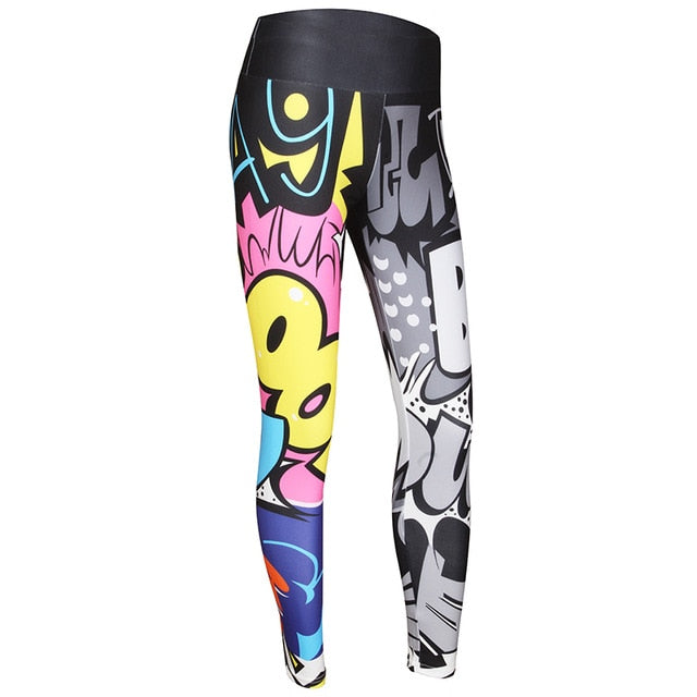 Hip Leggings Women Digital Printing Leggings Workout Leggings High Waist Push Up Leggins Mujer Fitness Leggings Women'S Pants