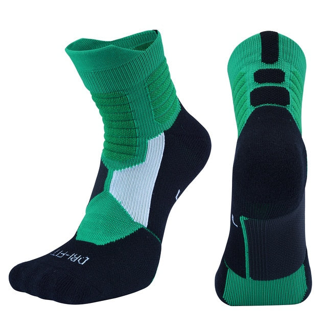 Ashore Shop Unisex Running Fitness Compression White Socks