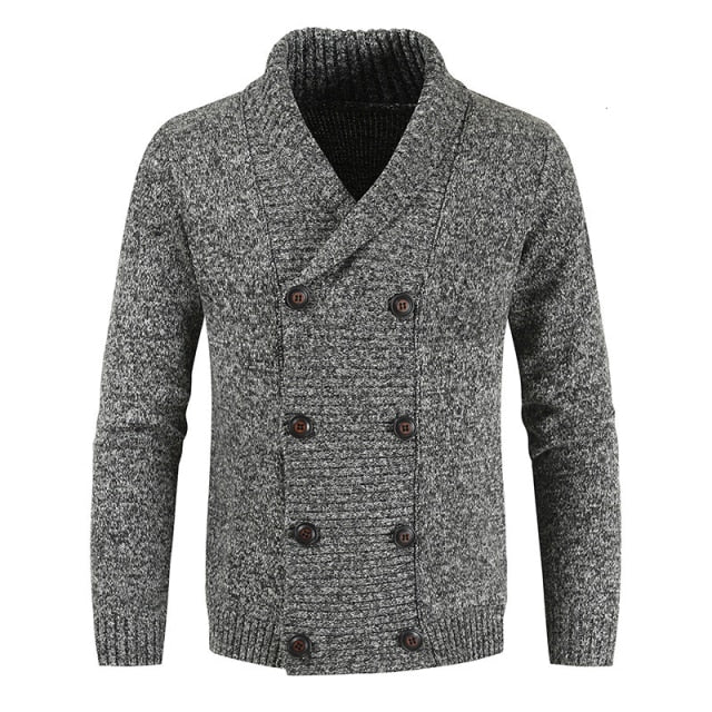 Ashore Shop Mens Knitted Long Sleeve Cardigan Button Sweater