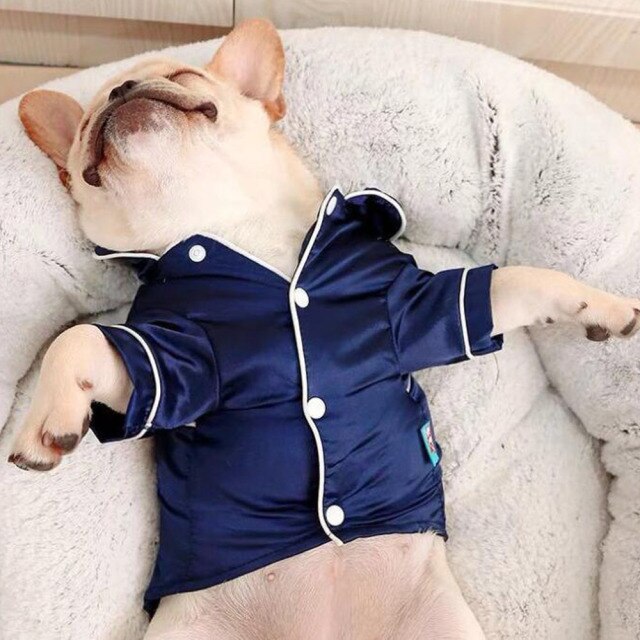 Pet Clothes Pomeranian French Bulldog Chihuahua Jacket Coat Costume Puppy Cat Casual Lazy Style Luxury Soft Pajamas