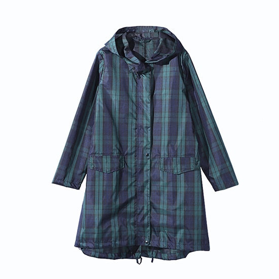 Women Raincoat Breathable Portable Ladies Long Raincoat Waterproof  Rain Coat Women  Jacket