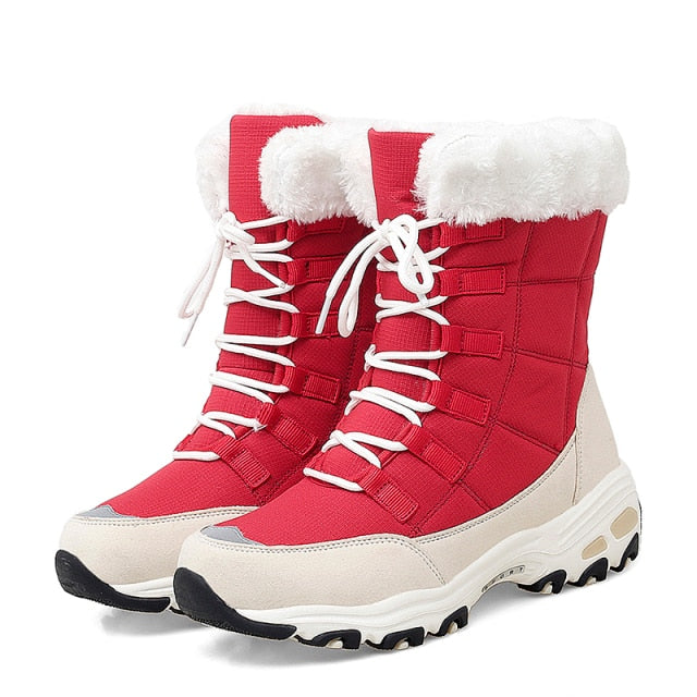 Snow Ankle Boots for Women Winter Shoes Keep Warm Waterproof Snow Boots Recreation Ski Boots