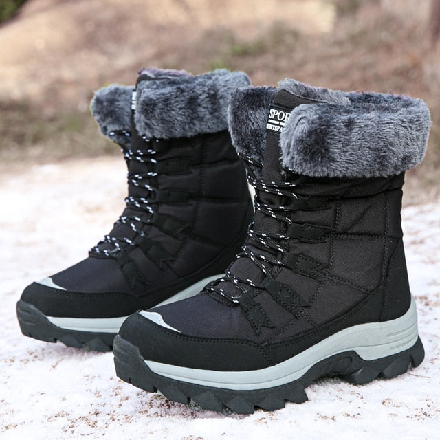 Snow Ankle Boots for Women Winter Shoes Keep Warm Waterproof Snow Boots Recreation Ski Boots