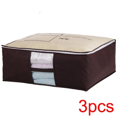 AshoreShop Clothing or Bedding Storage Container Box