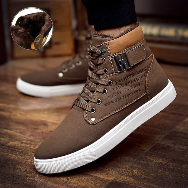 Mens fashion warm ankle boots Winter Boots