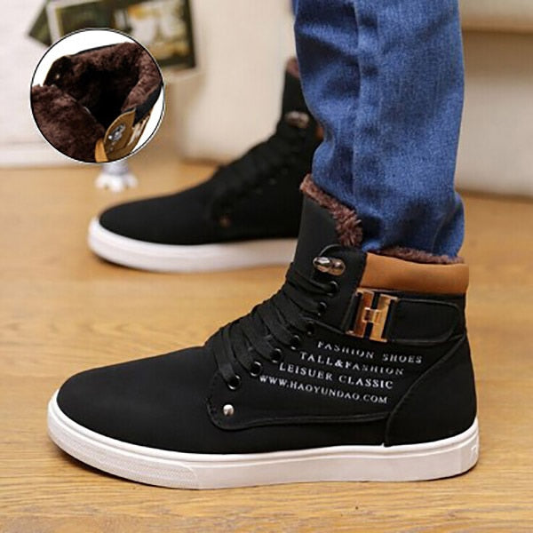 Mens fashion warm ankle boots Winter Boots