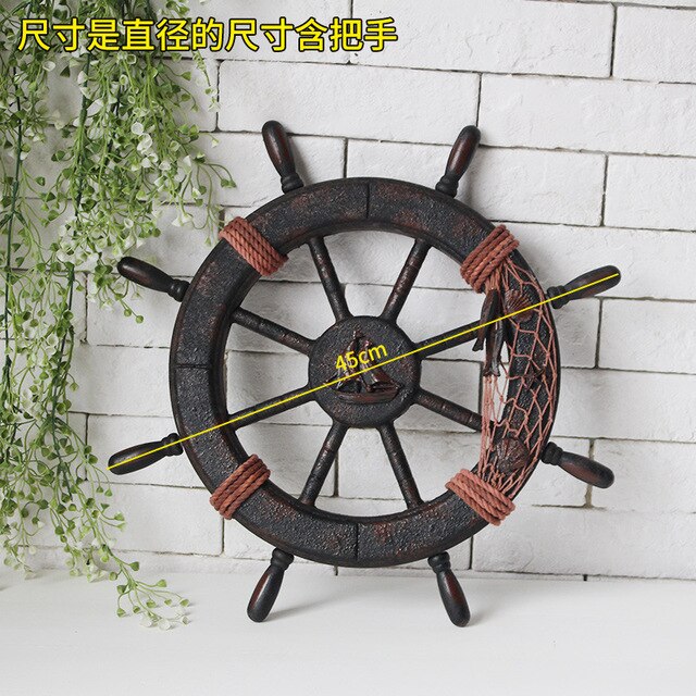 AshoreShop Decorative Nautical Ships Wheel for Wall or Prop