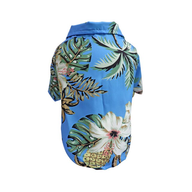 Ashore Shop Dog Pet Hawaiian Floral Shirt Vest Clothes