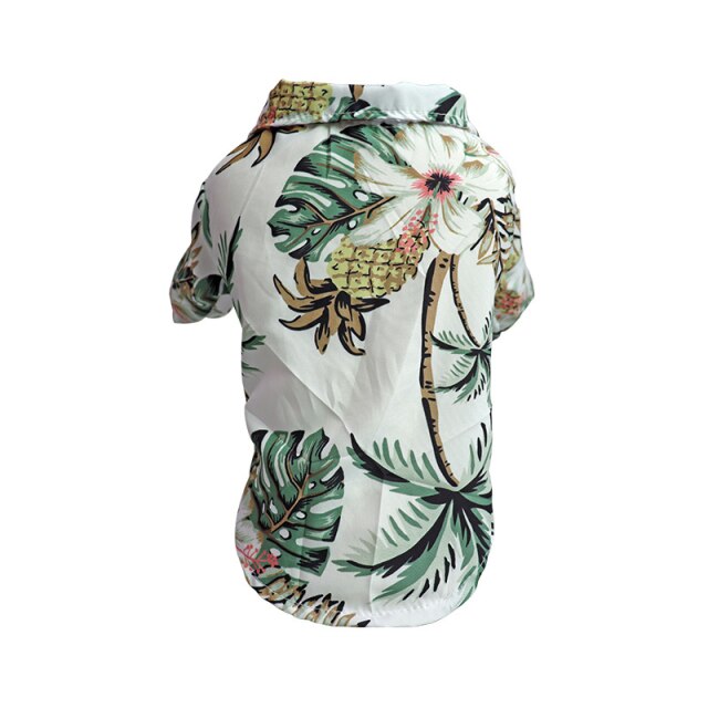 Ashore Shop Dog Pet Hawaiian Floral Shirt Vest Clothes