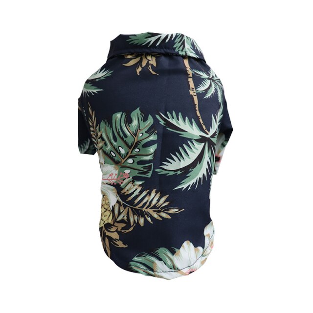 Ashore Shop Dog Pet Hawaiian Floral Shirt Vest Clothes