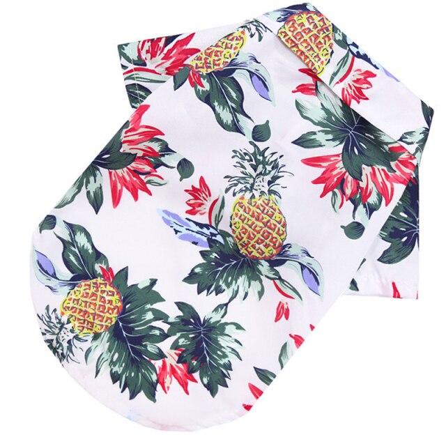 Ashore Shop Dog Pet Hawaiian Floral Shirt Vest Clothes