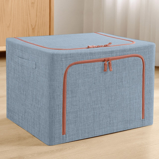 AshoreShop Clothing or Toy Fabric Sturdy Organizer Storage Box