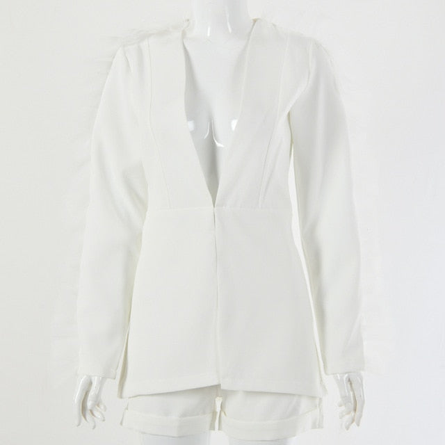 AshoreShop Womens Blazer Chic Sexy Suit