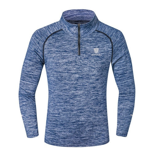 Ashore Shop Men's Running Seamless Running Long Sleeve Shirt