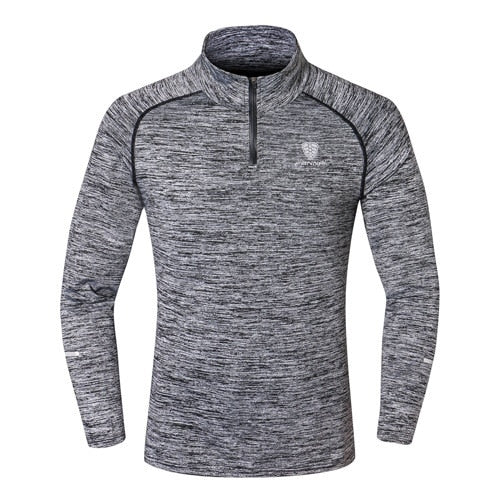 Ashore Shop Men's Running Seamless Running Long Sleeve Shirt