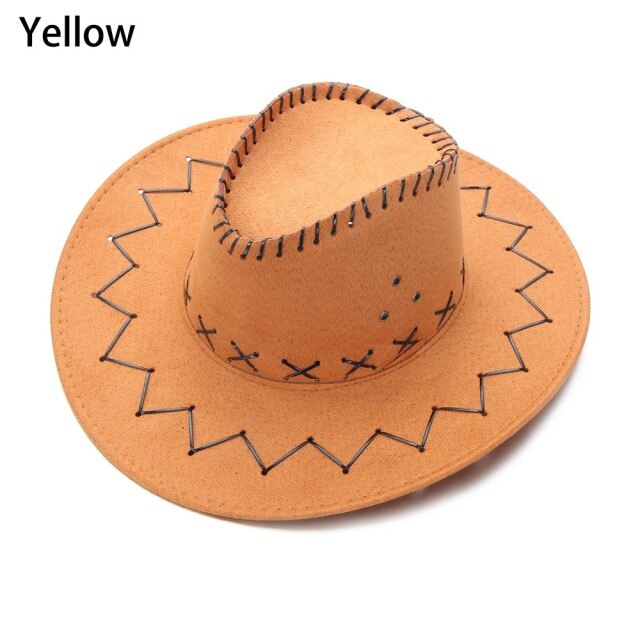 Ashore Shop Women's or Men's Cowgirl Suede Cowboy Fancy Hat