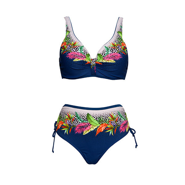 Floral High-Waisted Bikini Sets Sexy Push Up Swimsuit 2022