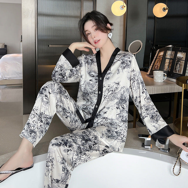 Ashore Shop NEW Womens in home Matching Pajamas Set Luxury Orange Coconut Print Sleepwear