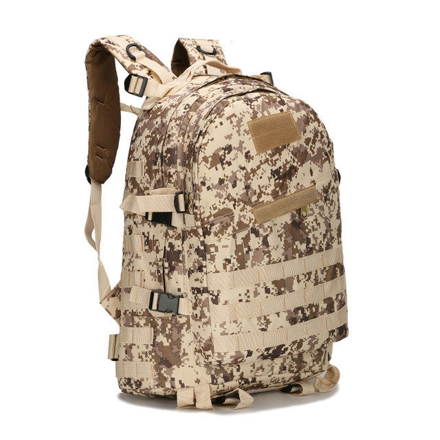 Mens Waterproof Military Assault Double Shoulder Rucksuck Backpack