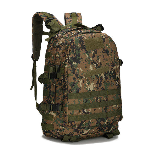 Mens Waterproof Military Assault Double Shoulder Rucksuck Backpack