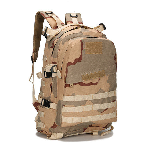 Mens Waterproof Military Assault Double Shoulder Rucksuck Backpack