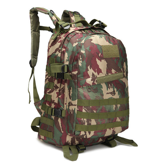 Mens Waterproof Military Assault Double Shoulder Rucksuck Backpack