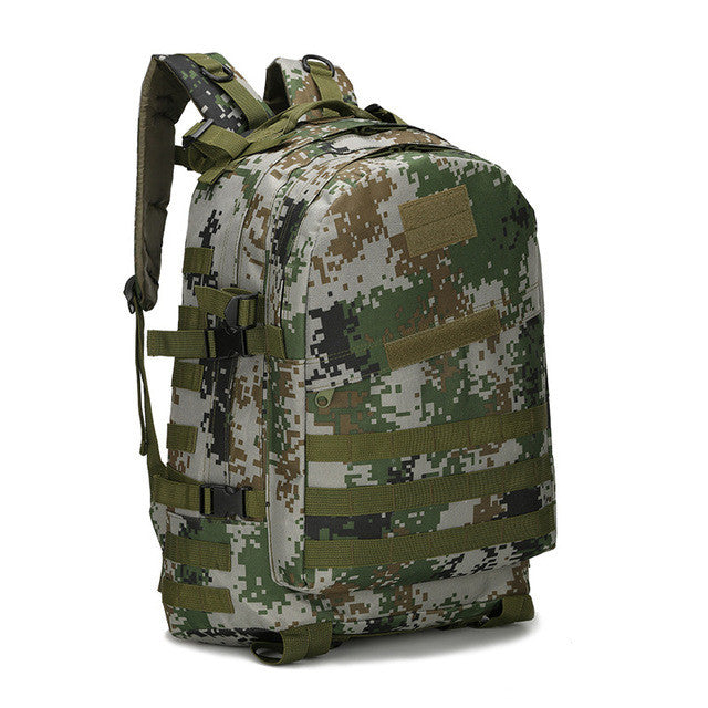 Mens Waterproof Military Assault Double Shoulder Rucksuck Backpack