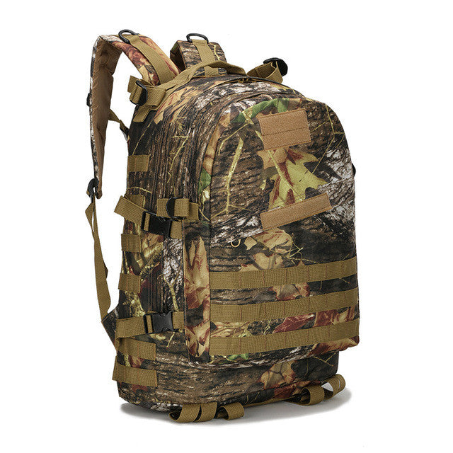 Mens Waterproof Military Assault Double Shoulder Rucksuck Backpack