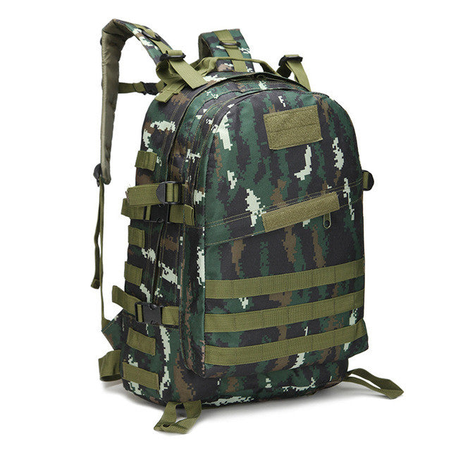 Mens Waterproof Military Assault Double Shoulder Rucksuck Backpack