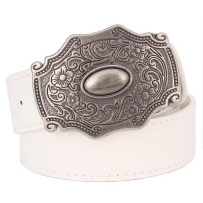 Cowgirl Metal Buckle Western Classical style lady belt casual