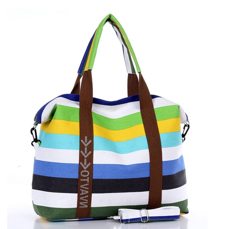 Women Canvas Messenger Bag Female Shoulder Bags Ladies Beach Top-Handle Bags