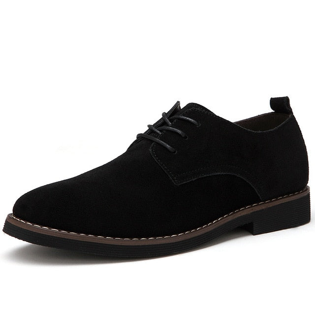 Plus Size 38-48 Oxford Men Shoes PU Suede Leather Spring Autumn